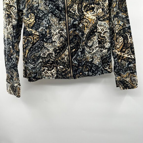 Christopher & Banks Women's Full Zip Jacket Multicolor Print Size Large - Picture 3 of 9